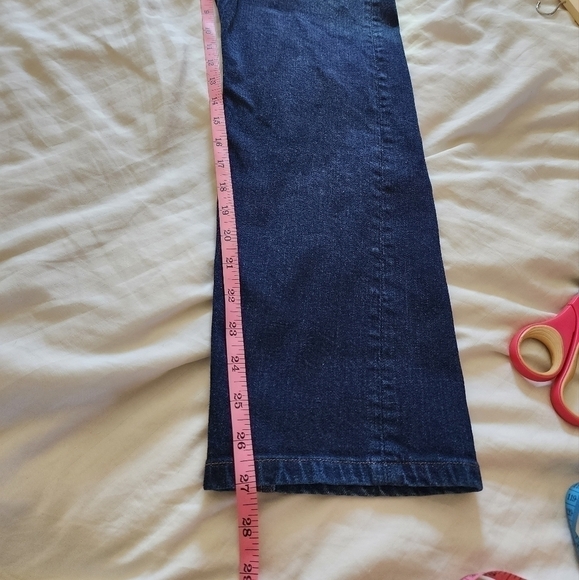 7 For All Mankind Vintage Straight Hidden Button Fly High-Rise Jeans size 30 - Picture 5 of 8